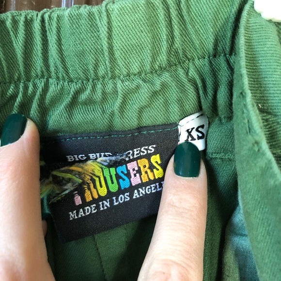 Big Bud Press Green high-waisted trousers - Picture 6 of 6